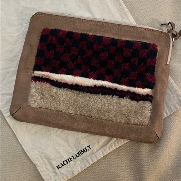 Rachel Comey Handbags - Rachel Comey suede and carpet clutch